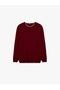 Long Sleeve Contrast Detailed Crew Neck Knitwear Sweater