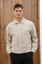 Stylish Cashmere Jacket/Mantle with Hidden Zipper Detail