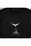 Ocean Splash Whale Tail Embroidered Crew Neck Sweatshirt Unisex
