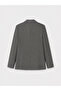Alita City Lcw Vision Anthracite Camisole Plain Standard & Regular Women's Blazer Jacket with a Difference - 2