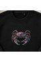 Colorful Crab Sailor Embroidered Crew Neck Sweatshirt Unisex