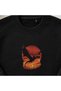 Sunset Dragon Rider Embroidered Crew Neck Sweatshirt Unisex