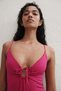 Padded-cup High Leg Swimsuit