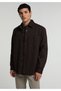 Relaxed Fit Men's Brown Shacket