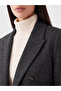 Two Mt Shop Quality Lcw Studio Brown Polyviscon Plain Standard & Regular Women's Blazer Jacket - 3