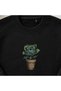 Eyed Plant Surreal Botanical Embroidered Crew Neck Sweatshirt Unisex