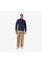 Half Zip Men's Navy Blue Sweatshirt - 2
