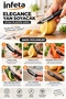 Black Side Peeler with Plastic Handle and Stainless Steel Blade for Vegetables and Fruits - 3