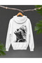 Kakashi Hatake Anime Printed Oversize Hooded Sweatshirt Unisex
