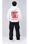 Jojo Inspired Thicc Oversize Hooded Sweatshirt Unisex Black White - 2