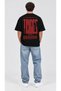 Jojo Anime Inspired Oversize T-Shirt Unisex Black White - 3