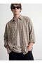 Esvab • Modern & Distinctive Standard Fit Checkered Embroidered Men's Shirt - 2