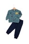 Boy's Seasonal Compact Cotton Top and Bottom Tracksuit Set, Ages 6-7-8-9-10