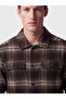 Esvab • Modern & Distinctive Standard Fit Checkered Embroidered Men's Lumberjack Shirt Jacket - 3