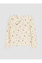 Esvab • Modern & Distinctive Bebe Roba Collar Floral Girl's T-Shirt