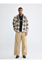 Esvab • Modern & Distinctive Comfortable Fit Checkered Embroidered Men's Lumberjack Shirt Jacket - 2