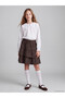 Checkered Embroidered Flounce Layered Skirt for Girls from Uzg Store