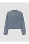 Esvab • Modern & Distinctive Women's Jean Jacket with Decorative Buttons - 3