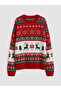 Esvab • Modern & Distinctive New Year's Themed Girls' Knit Sweater