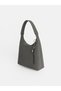 Özmarka New Season Gray Suede Look Women's Shoulder Bag - 4