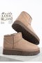 Women's Ultra Mini Comfortable High Sole Short Furry Thick Sole Boots