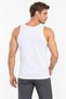 Men's Bamboo Flexible Wide Strap Tank Top 2-Pack White - 4