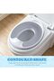 Potty Training Toilet Seat, Toddler Kids Toilet Trainer Ring Potty With Soft Seat Cushion, Splash Guard, Secure Anti-Slip Toddler Toilet Seat, Washable - White, 38x31x9cm - 3
