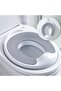 Potty Training Toilet Seat, Toddler Kids Toilet Trainer Ring Potty With Soft Seat Cushion, Splash Guard, Secure Anti-Slip Toddler Toilet Seat, Washable - White, 38x31x9cm