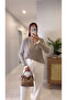 Tolda Mink Ecru Patched Knitwear - 4