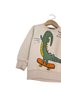 Baby Boy Crocodile Printed Stripe Parachute Pants 1-2-3-4 Years Old 2-Piece Stylish Bottom and Top Baby Set - 3