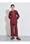 Teen Boys Placket Detail Kurta and Solid Pants Set