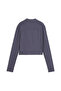 Cloudspun Women's Purple High Neck T-Shirt - 2