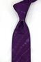 Purple Motif Patterned Italian Silk Tie İk2647