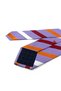 Lilac Stripe Pattern Italian Silk Tie İk2604 - 3