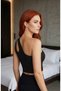 Women's Black One Shoulder Cut Out Detailed Crop Top Blouse – Stylish, Comfortable, and Easy to Combine - 3