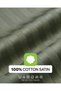 210TC Cotton Satin King Stripes Bed Sheet Set 3PC | Soft Breathable Satin Flat Sheet 274x260 cm | 2 pillowcase 50x75 cm | OEKO-TEX & ECAS Certified - 4