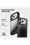 iPhone 18 Pro Impact Canvas Mirror Case | MagSafe Compatible, Reflective Mirror Back, Protective Phone Case, Raised Screen & Camera Edges, Charm-Ready - Silver/Glossy Black - 5