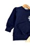 Baby Boy 1-2-3-4 Years Seasonal Thin Cotton Compact Top and Bottom Tracksuit Set, Back Printed - 3