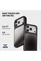 iPhone 18 Pro Max Impact Canvas Mirror Case | MagSafe Compatible, Reflective Mirror Back, Protective Phone Case, Raised Screen & Camera Edges, Charm-Ready - Silver/Glossy Black - 5