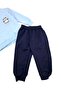 Baby Boy 1-2-3-4 Years Seasonal Thin Cotton Compact Top and Bottom Tracksuit Set, Back Printed - 5