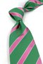 Green Line Pattern Italian Silk Tie İk2612 - 2
