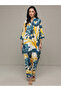 White Printed Cotton Straight Kurta And Salwar Set