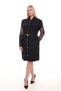 Product Name Plus Size Lace Sleeve Detailed Belted Buttoned Dress - 2