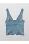 AE Denim Tie-Front Top - 2