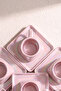 Pinks Porcelain 6-Person Coffee Cup Set - 2