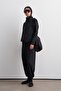 High Collar Elasticated Water Vest Black - 4