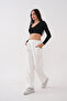 Wide-Leg Three-Yarn Pants - 2