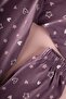 Patterned Pajama Set 2-8 Years Old Plum - 3