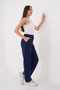 Wide-Leg Three-Yarn Pants - 4