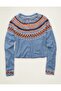AE Whoa So Soft Shrunken Fairisle Cardigan Sweater - 3